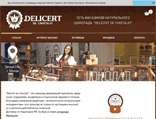 Tablet Screenshot of delicert.com